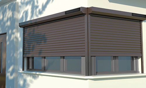 volet roulant solaire angle